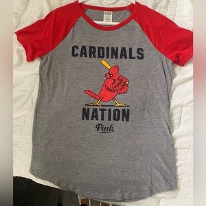 STL Cardinals PINK t shirt M